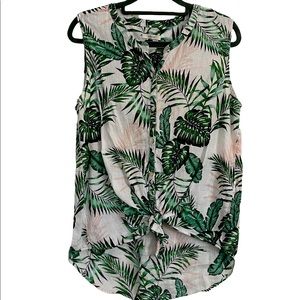 Tropical Linen Blouse - Perfect for a beach vacay!